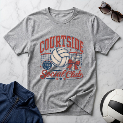 Courtside Social Club Volleyball T-Shirt