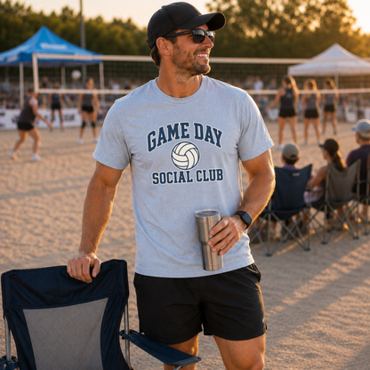 Game Day Social Club Volleyball T-Shirt