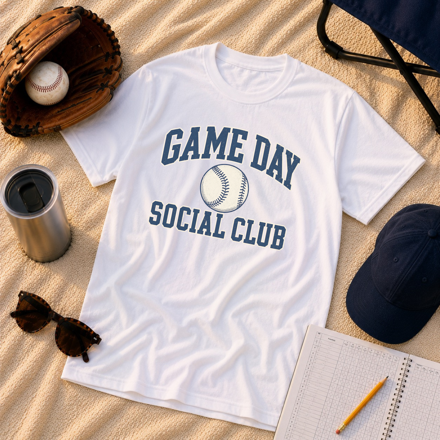 Game Day Social Club Baseball T-Shirt