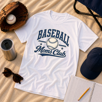 Baseball Mom's Club T-Shirt