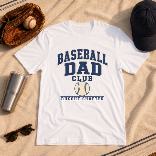 Baseball Dad's Club: Dugout Chapter T-Shirt