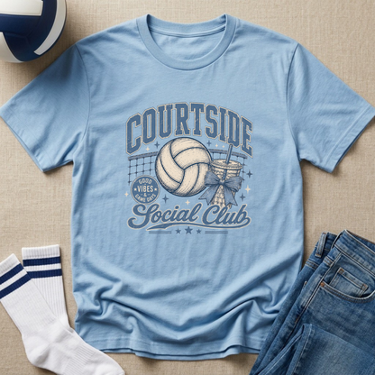 Courtside Social Club Volleyball T-Shirt