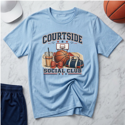 Courtside Social Club Basketball T-Shirt