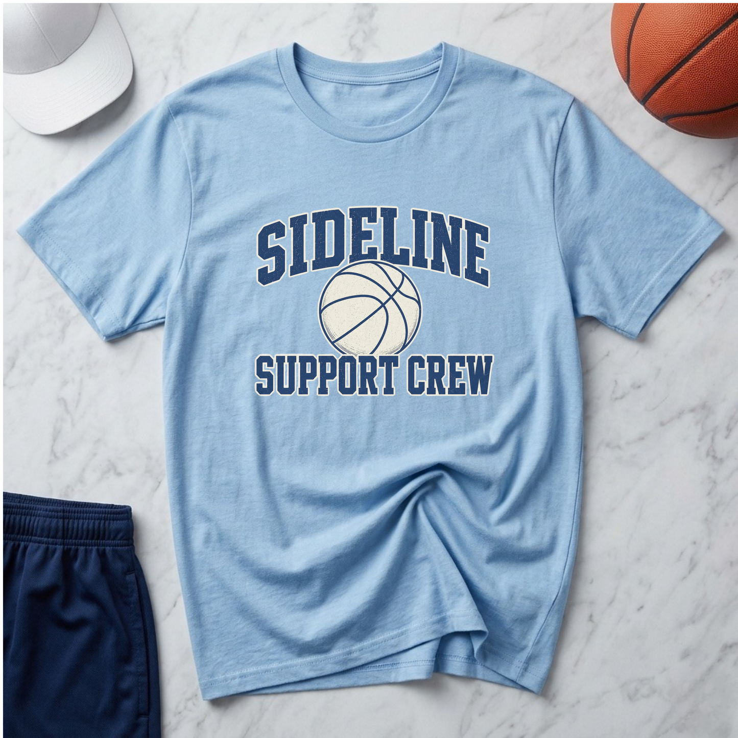 Sideline Support Crew - Basketball T-Shirt