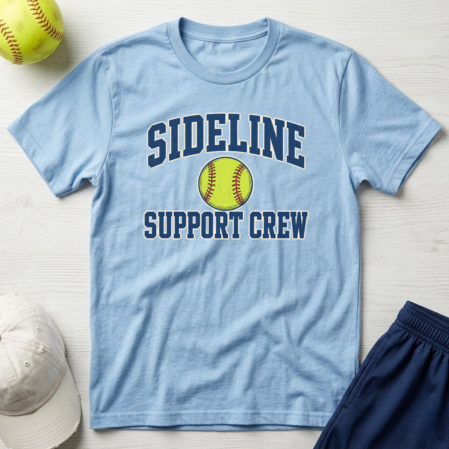 Sideline Support Crew - Softball T-Shirt