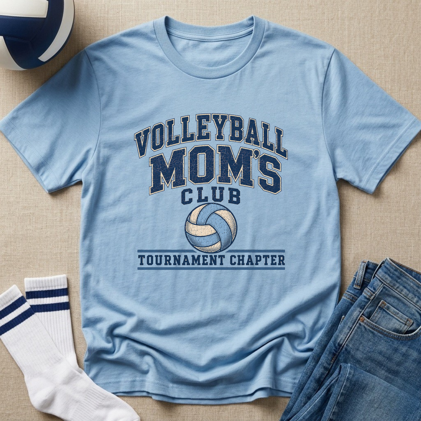 Volleyball Mom’s Club: Tournament Chapter T-Shirt