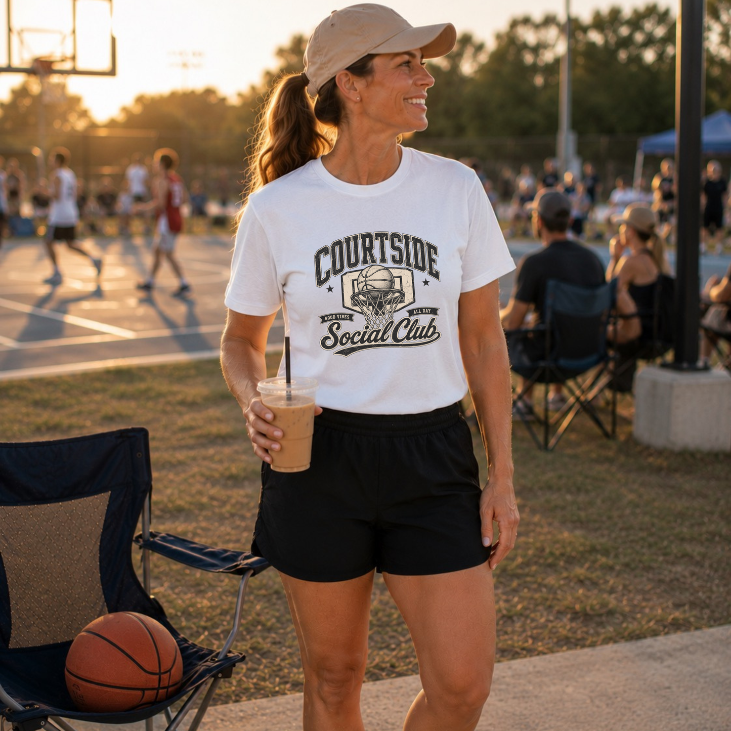 Courtside Basketball Social Club T-Shirt
