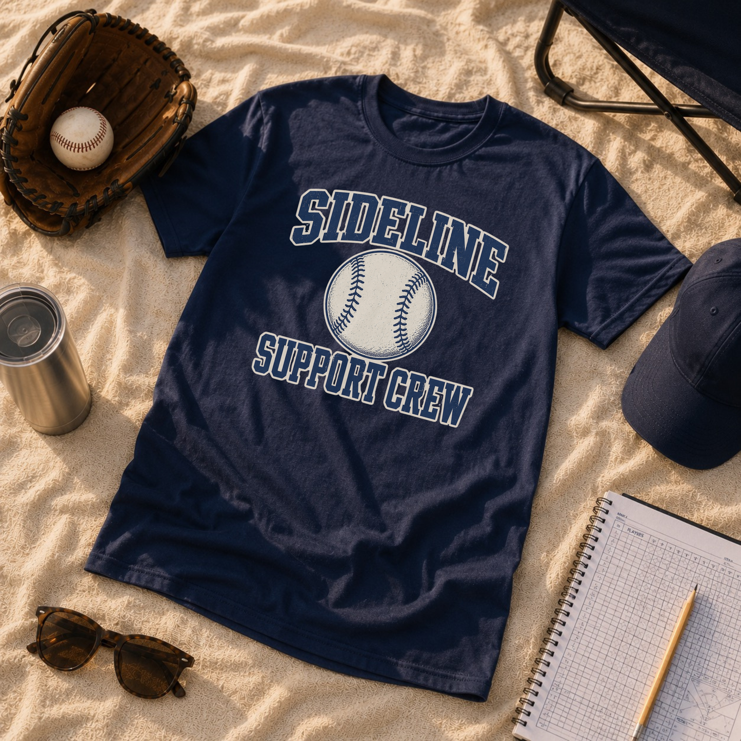 Sideline Support Crew - Baseball T-Shirt