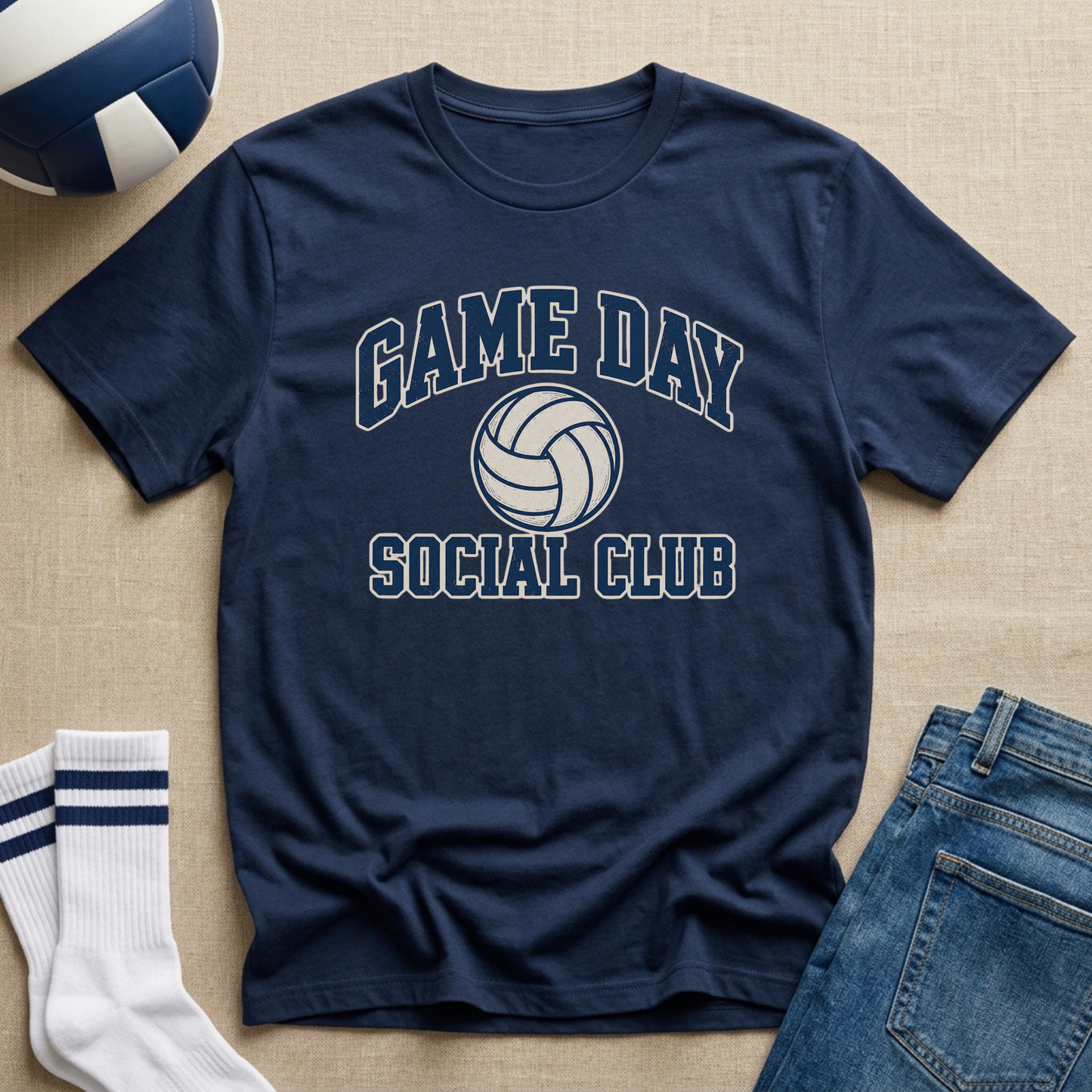 Game Day Social Club Volleyball T-Shirt
