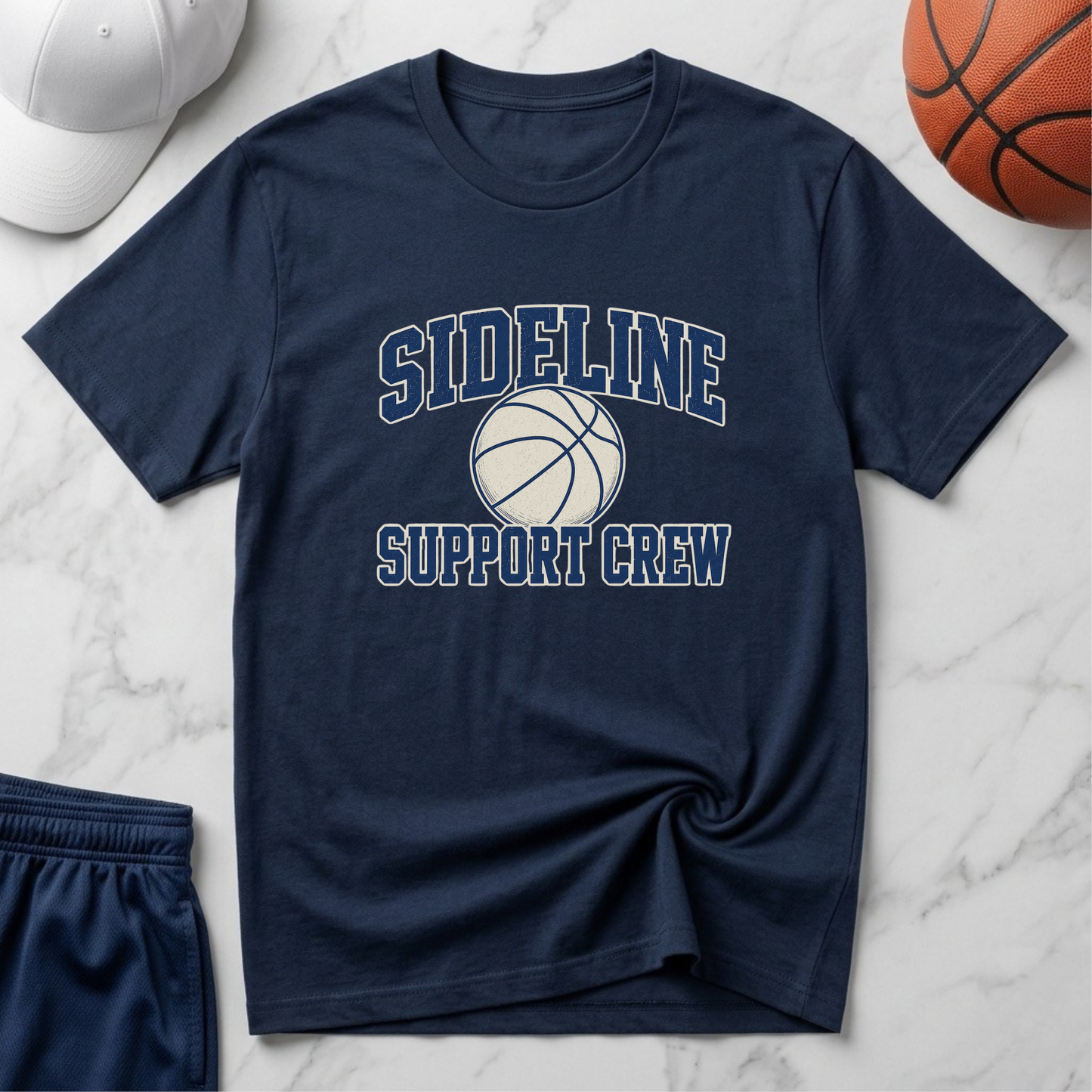 Sideline Support Crew - Basketball T-Shirt