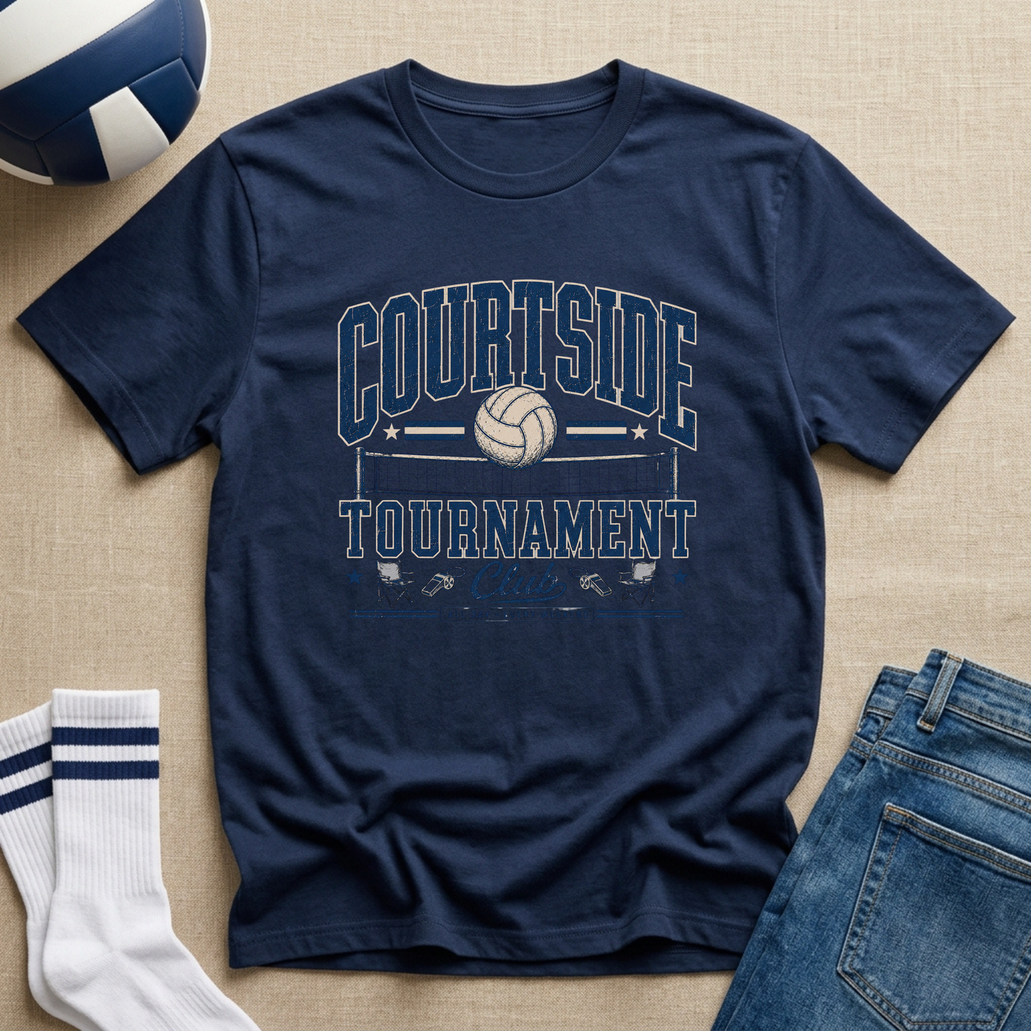 Courtside Tournament Club Volleyball T-Shirt