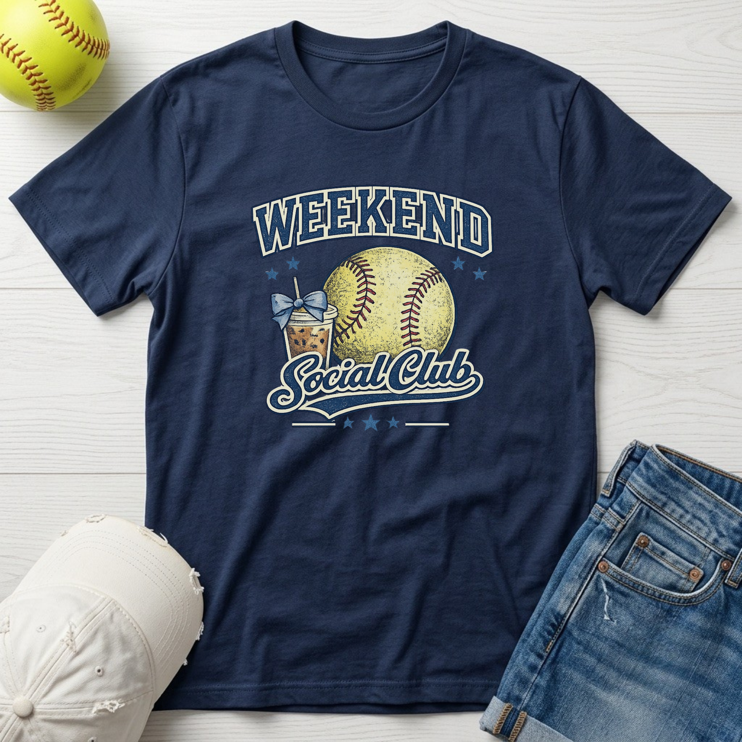 Weekend Social Club Softball T-Shirt
