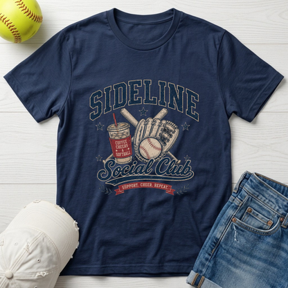 Sideline Social Club Softball T-Shirt