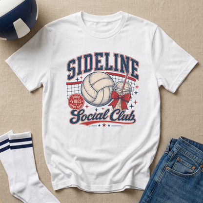 Sideline Social Club Volleyball T-Shirt
