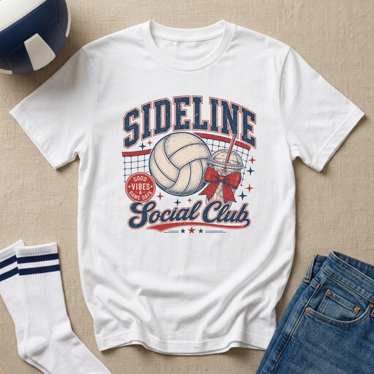 Sideline Social Club Volleyball T-Shirt