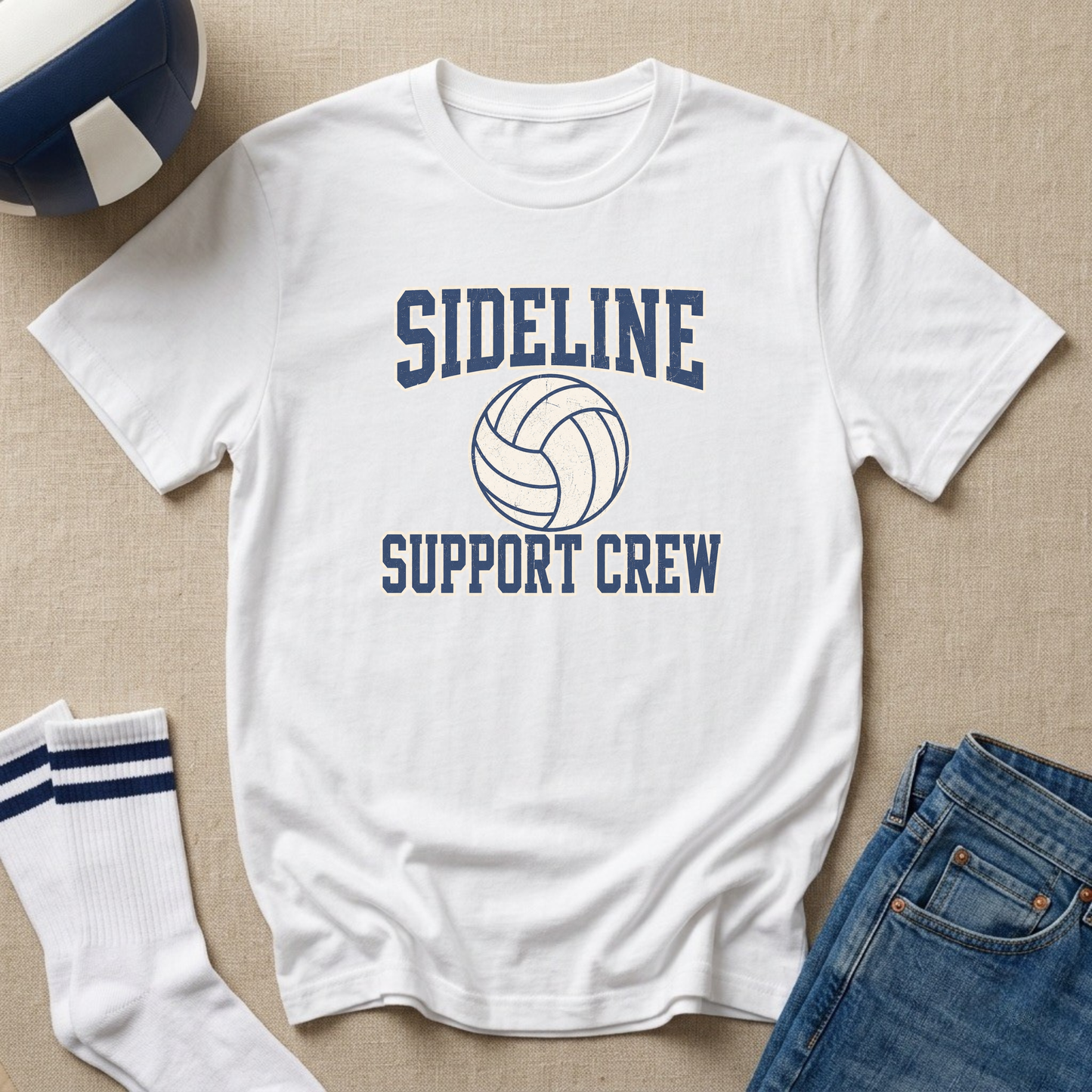 Sideline Support Crew - Volleyball T-Shirt