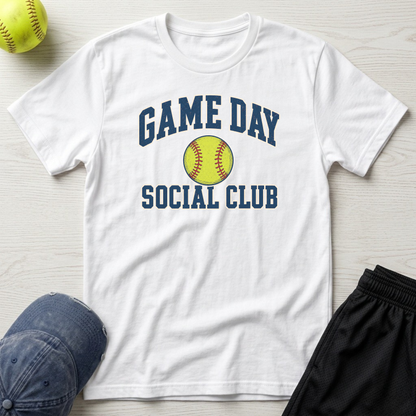 Game Day Social Club Softball T-Shirt