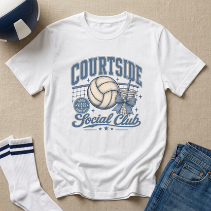 Courtside Social Club Volleyball T-Shirt