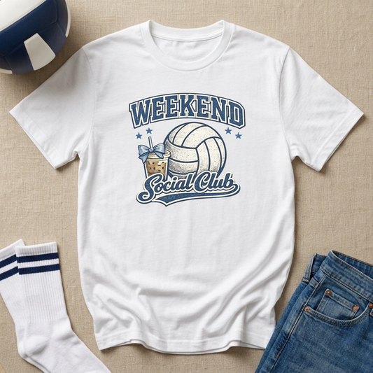 Weekend Social Club Volleyball T-Shirt