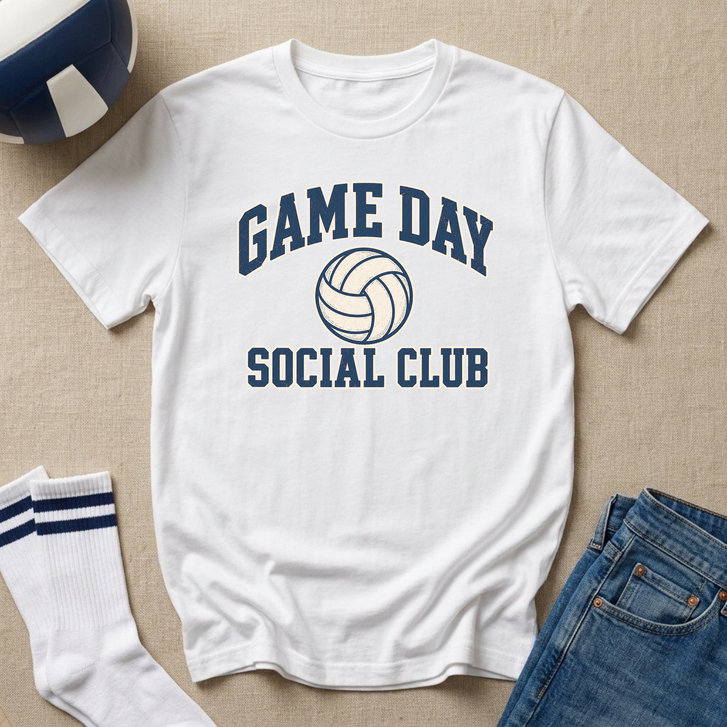 Game Day Social Club Volleyball T-Shirt