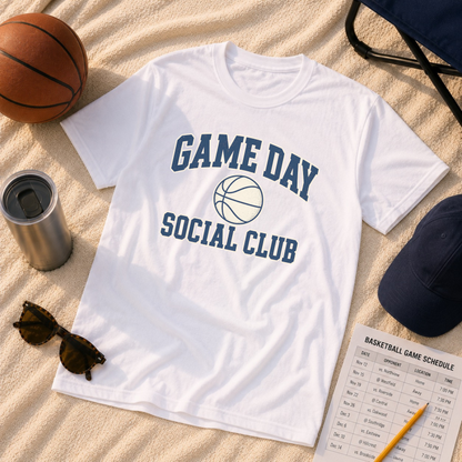 Game Day Social Club Basketball T-Shirt