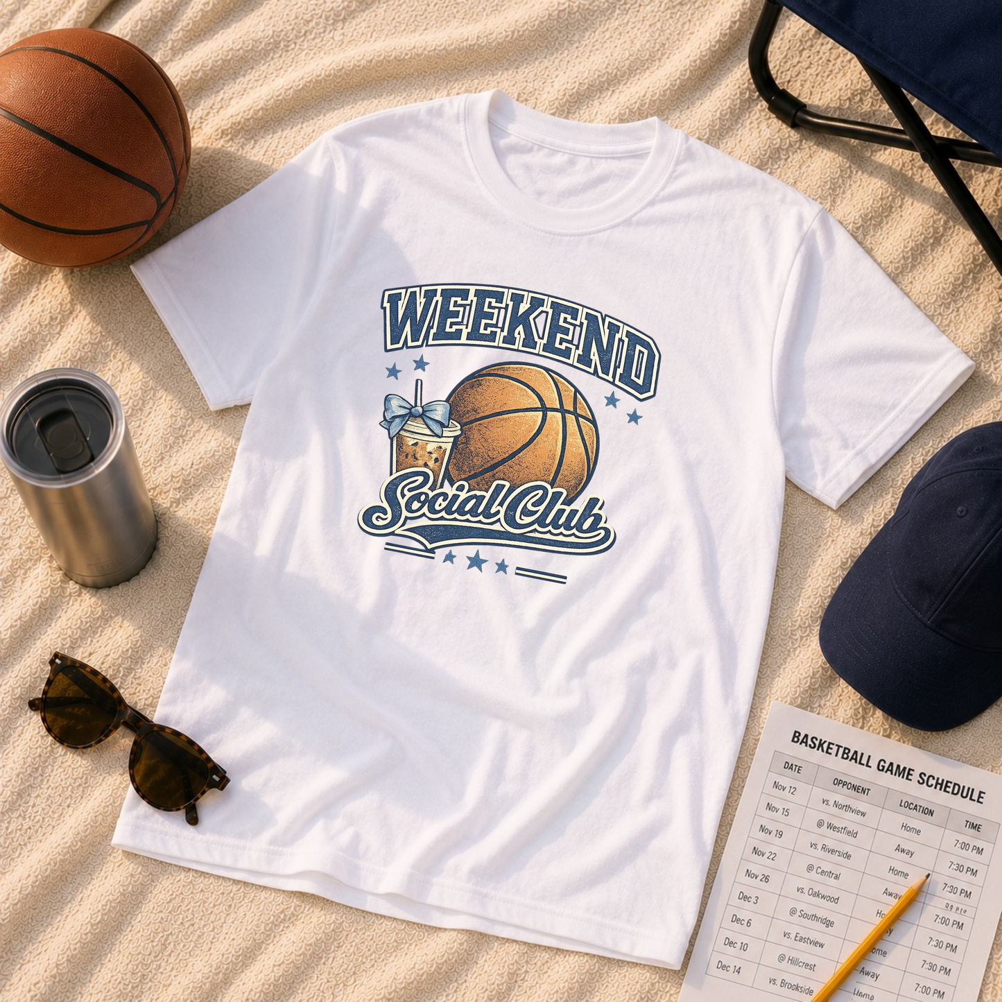 Basketball Weekend Social Club T-Shirt