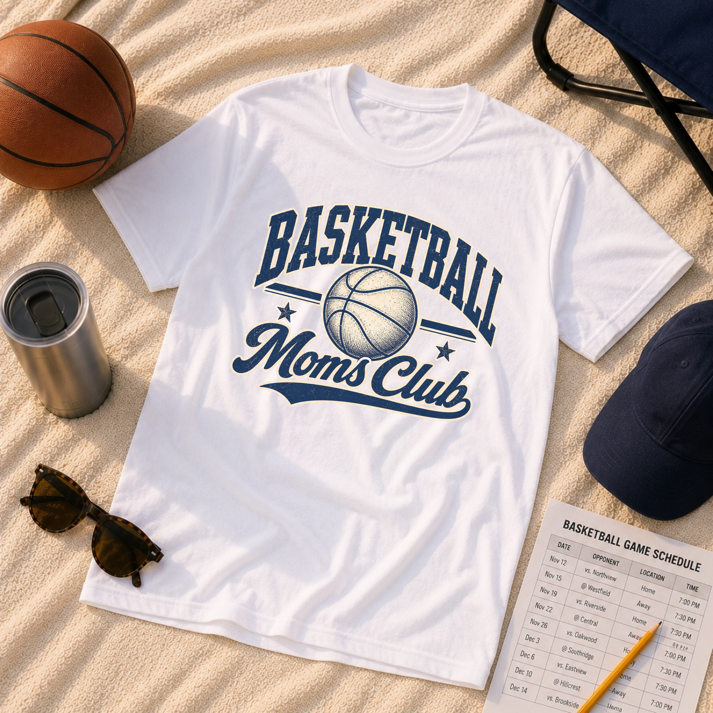 Basketball Mom's Club T-Shirt