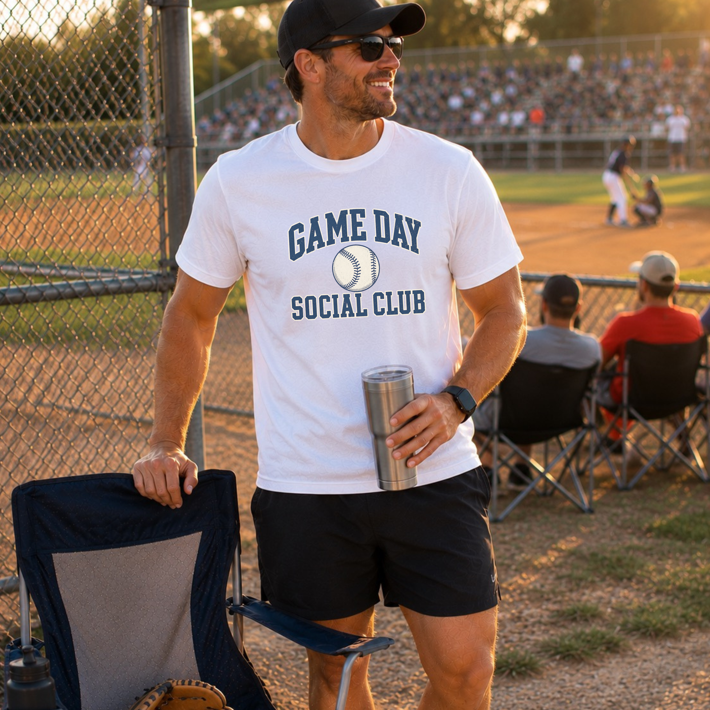 Game Day Social Club Baseball T-Shirt