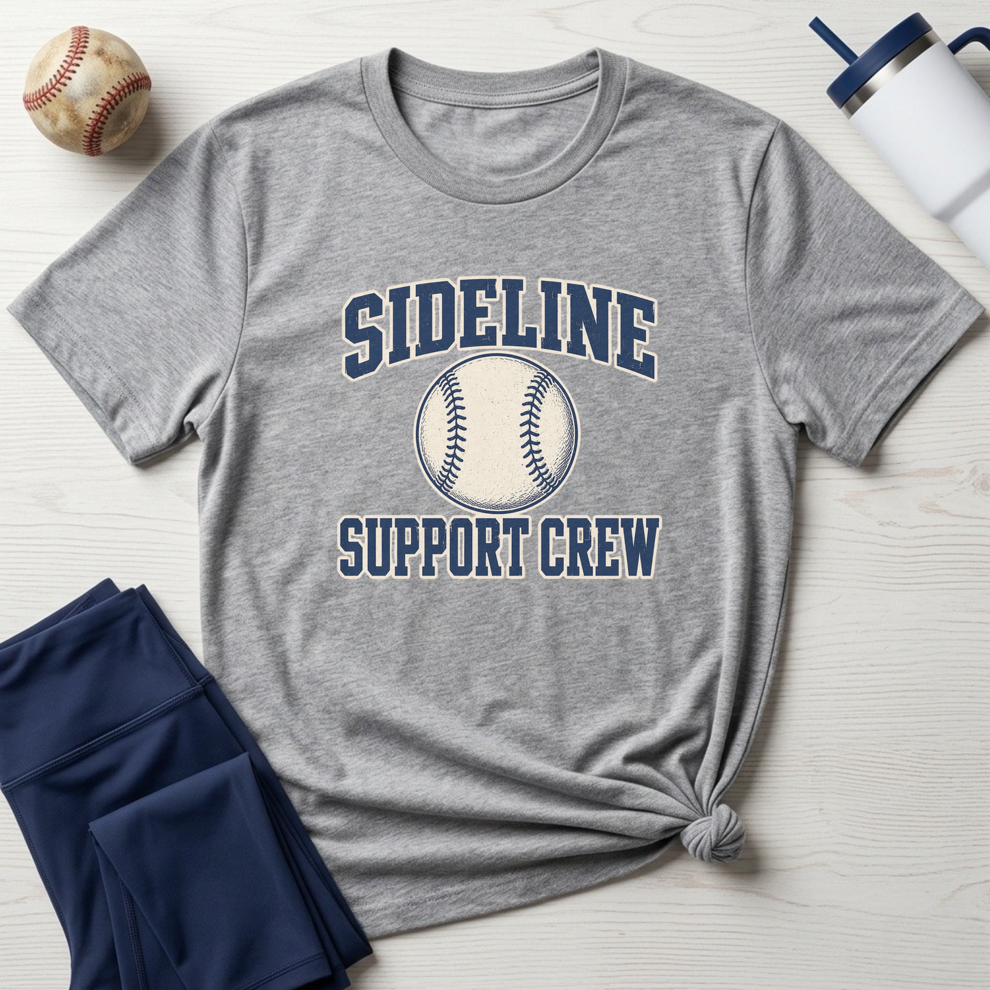 Sideline Support Crew - Baseball T-Shirt