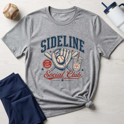 Sideline Social Club Baseball T-Shirt