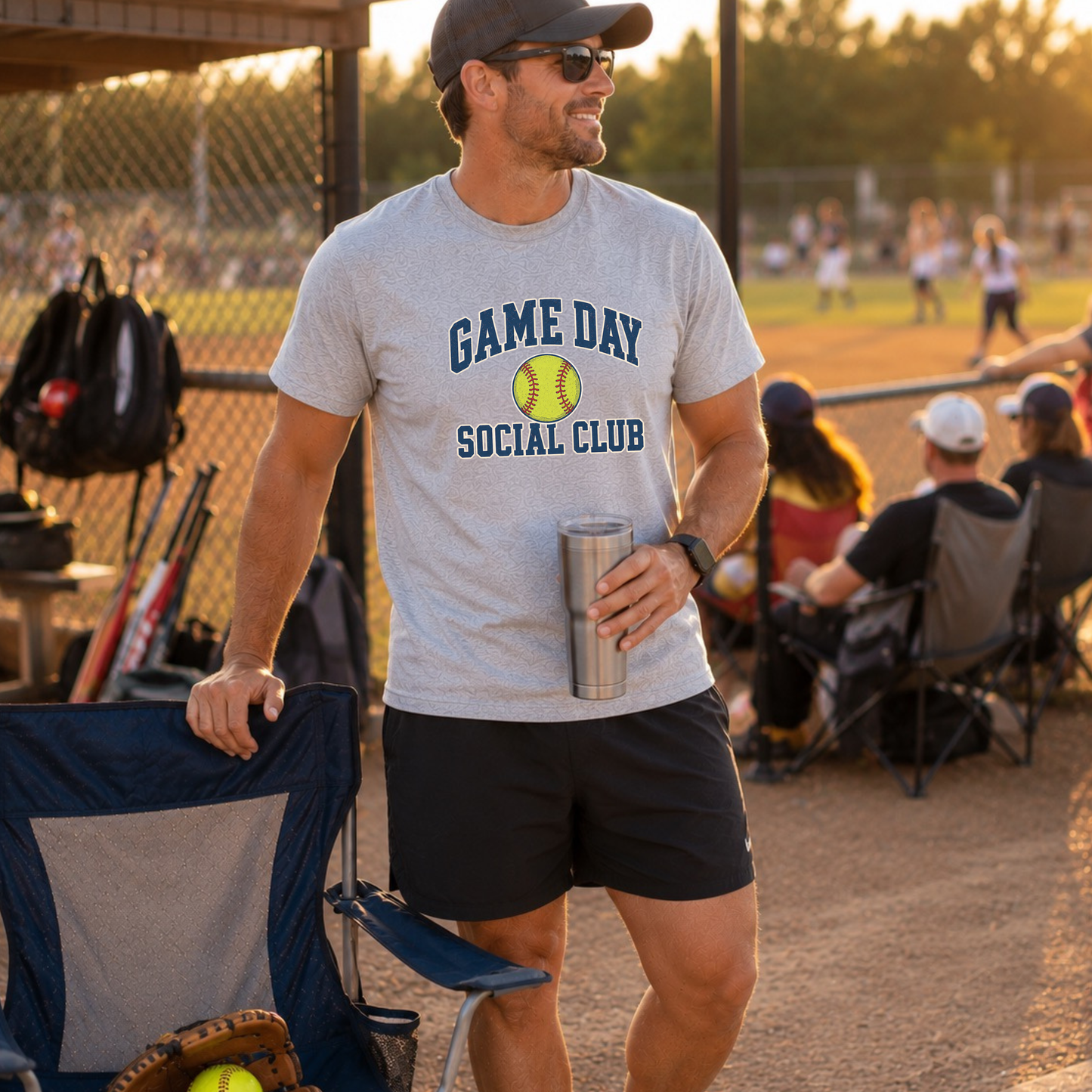 Game Day Social Club Softball T-Shirt