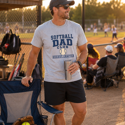 Softball Dad's Club: Dugout Chapter T-Shirt