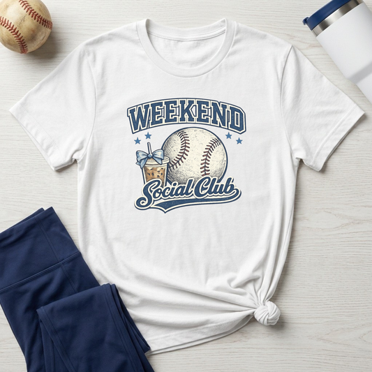 Baseball Weekend Social Club T-Shirt