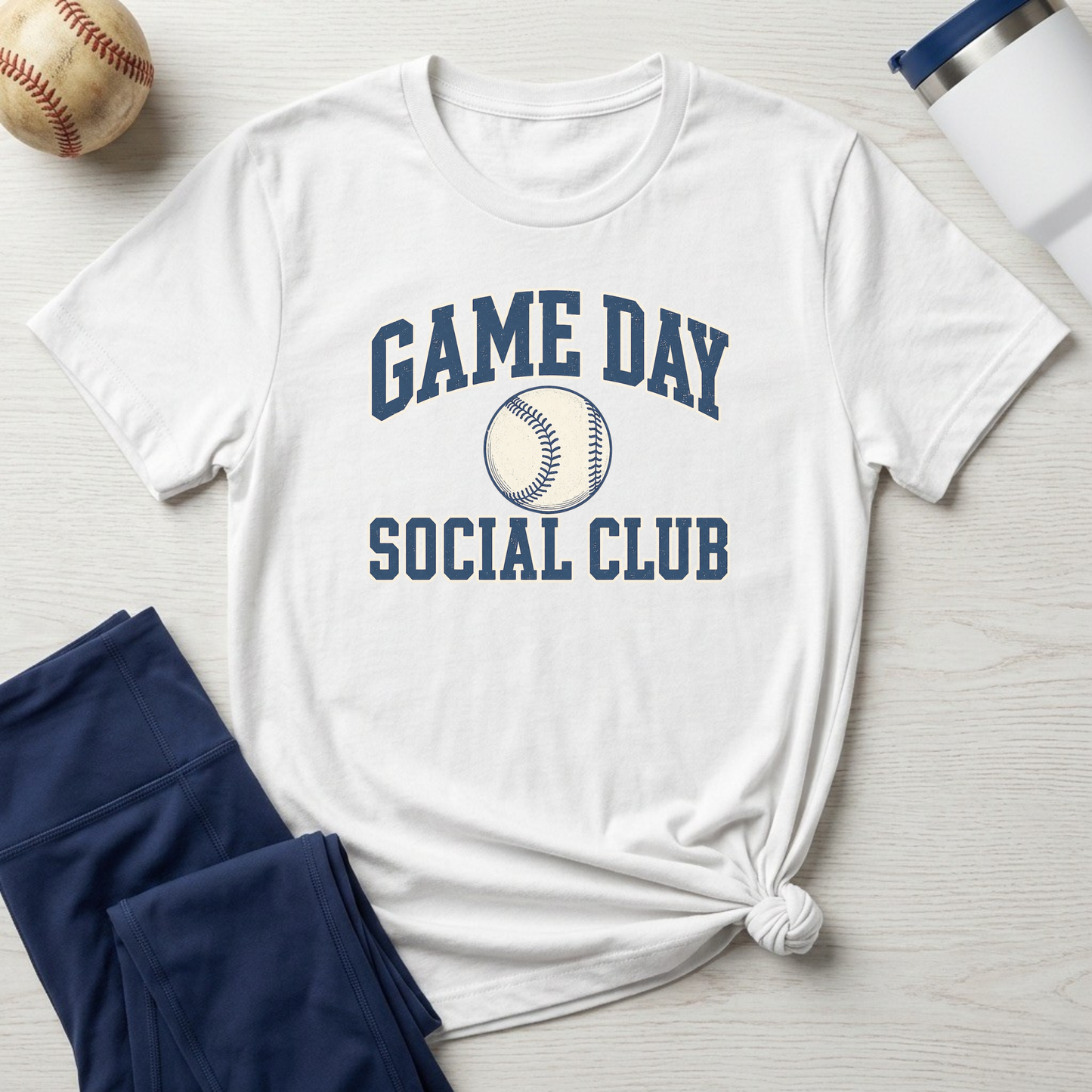 Game Day Social Club Baseball T-Shirt
