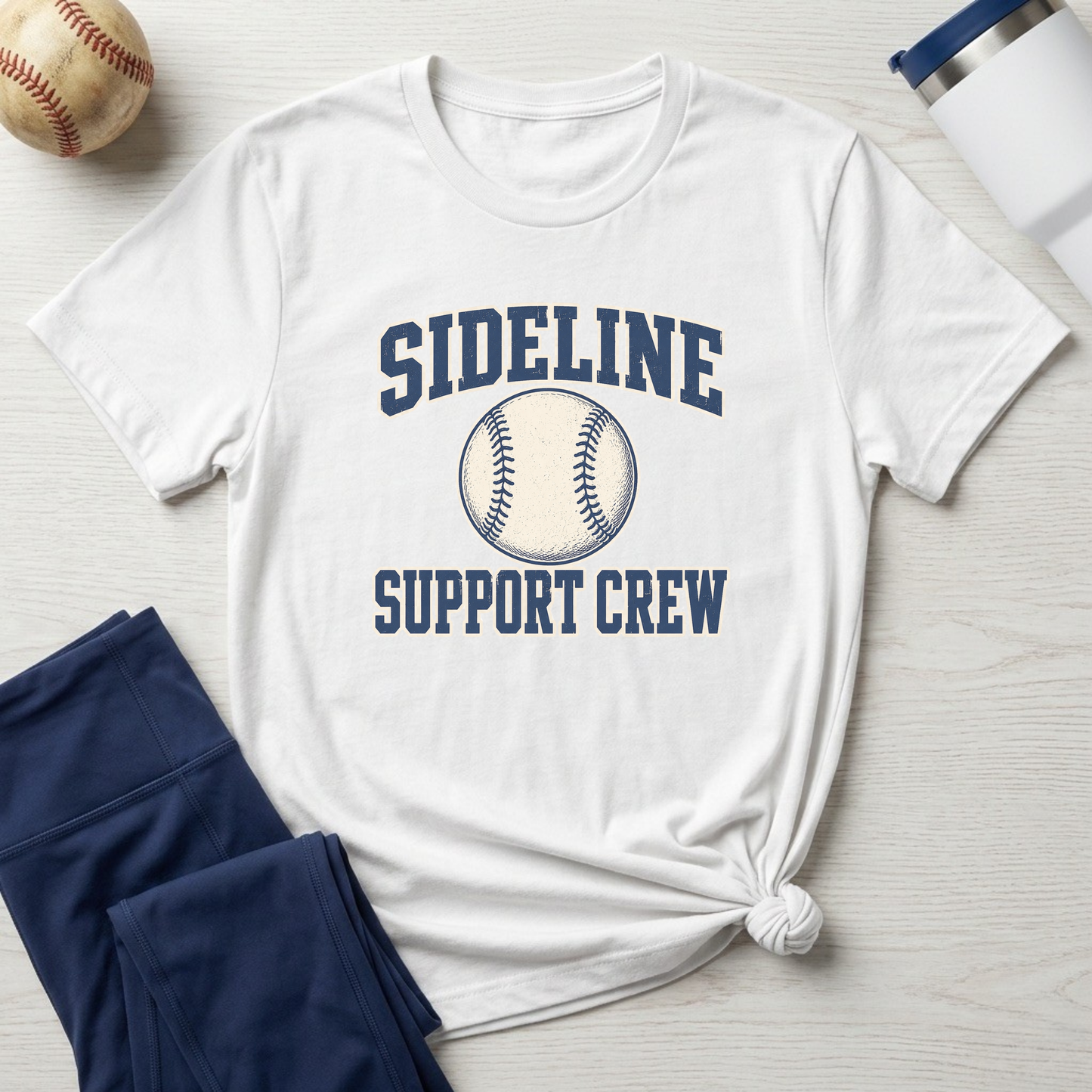 Sideline Support Crew - Baseball T-Shirt